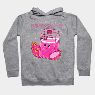 Kawaii Dragon Fruit Milk Hoodie